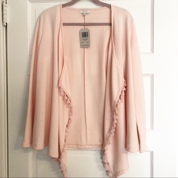 Verve Amie Sweaters - Verve Amie NWT “Pink Dawn” Open Cardigan- S